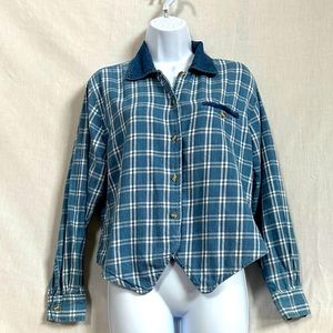 VTG Plaid button shirt Billblass Size PM